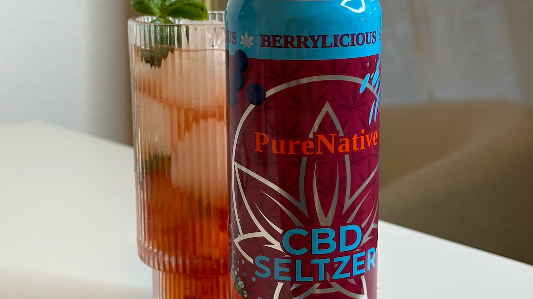 CBD Mocktail Recipe with Fresh Berries & Basil