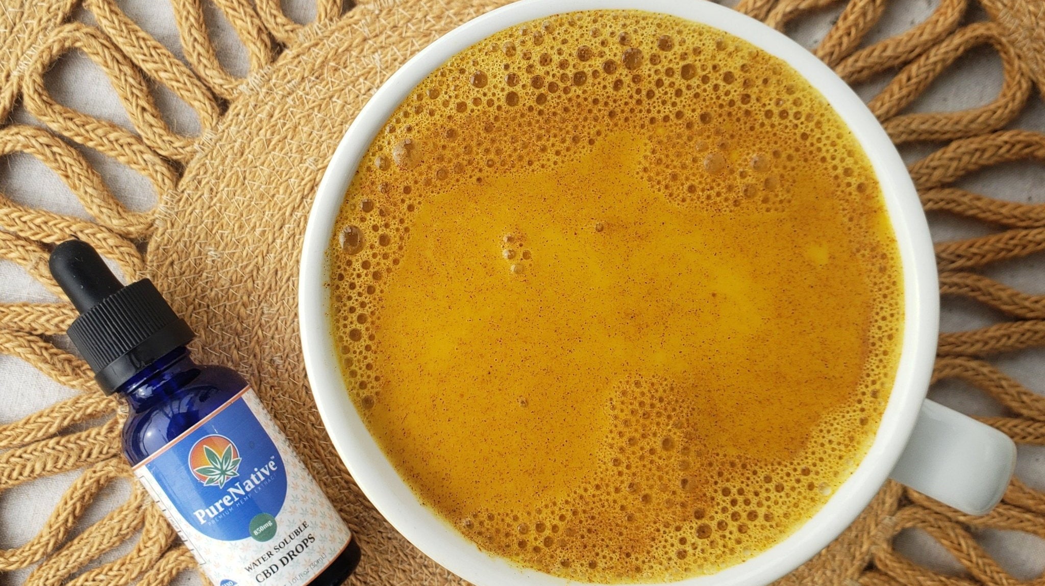 CBD Infused Golden Milk Recipe - PureNative