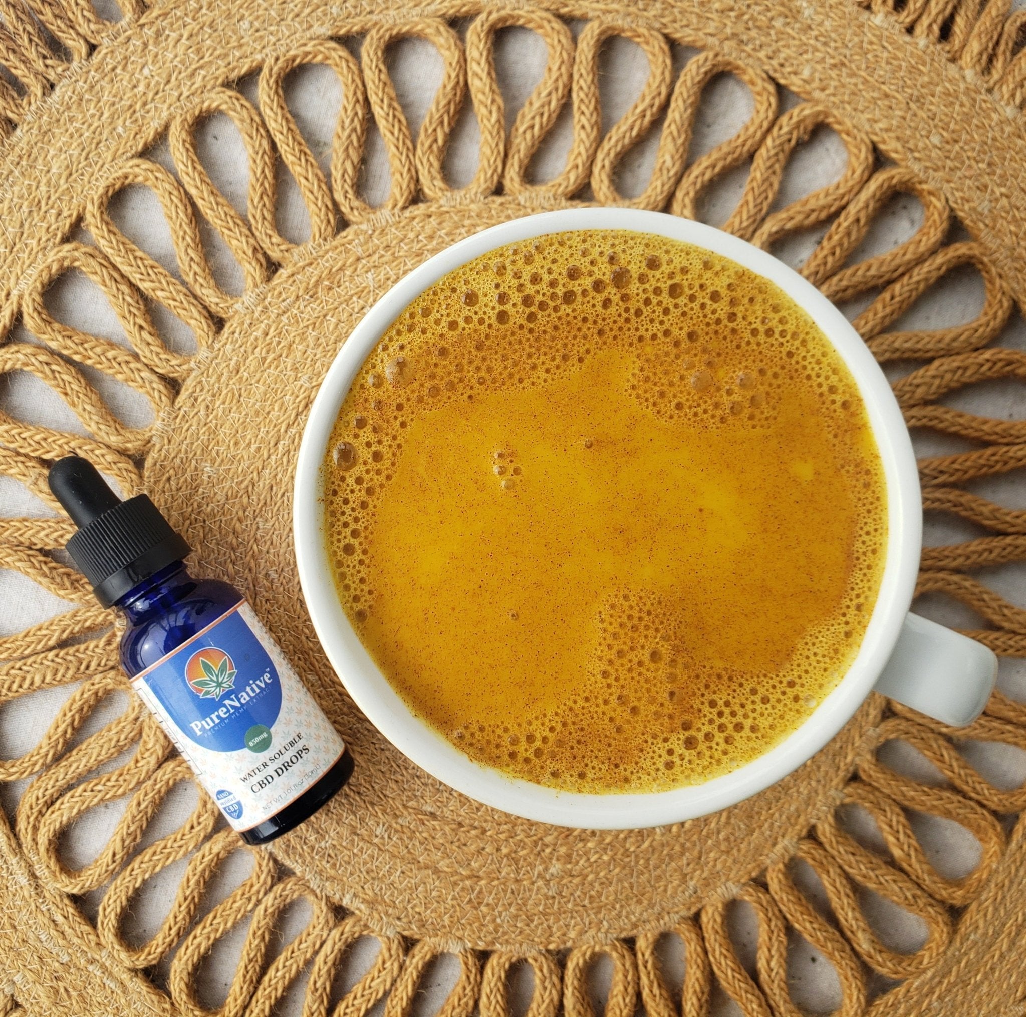 CBD Infused Golden Milk Recipe - PureNative