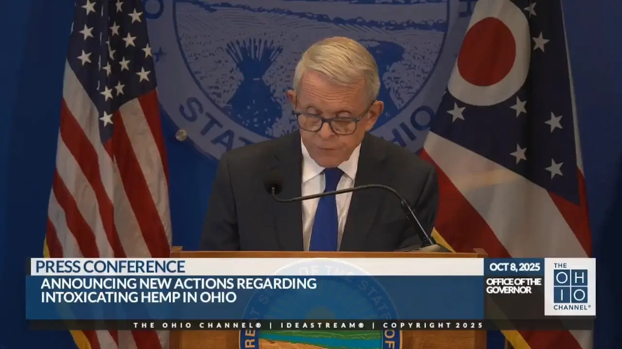 Ohio Governor Issues 90-Day Ban on Intoxicating Hemp Products