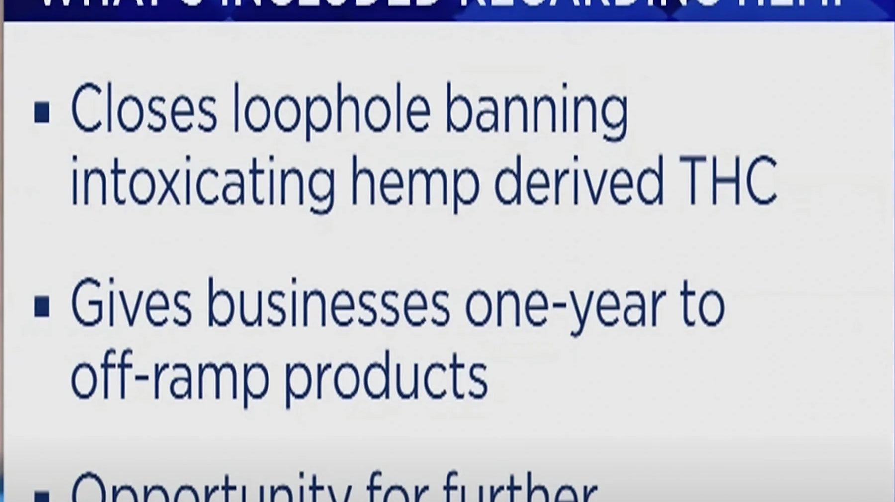 New Hemp Restrictions in Federal Budget Bill Threaten Industry Nationwide