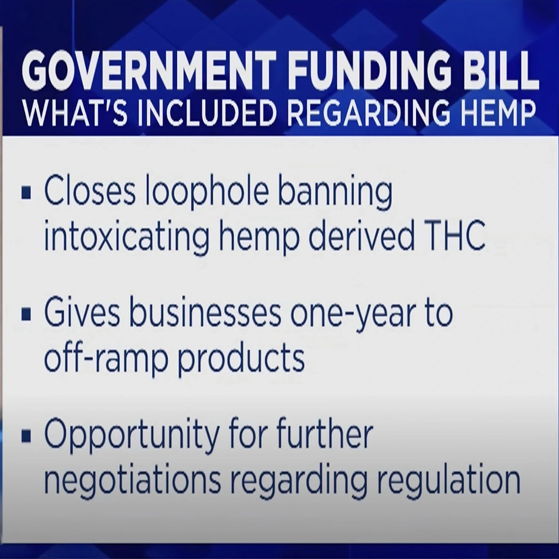 New Hemp Restrictions in Federal Budget Bill Threaten Industry Nationwide