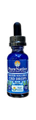 PureNative’s Water-soluble Nano-CBD Drops are designed with nanotechnology, which breaks down CBD oil into smaller particles for fast-acting and efficient CBD absorption! Unlike other CBD oils, PureNative’s water-soluble formulation easily mixes into your favorite coffee, tea, beverage or water-based recipe. This 1.01 fl oz (30mL) tincture with dropper contains 850mg of Nano-CBD. Our CBD comes from super-critical CO2 extraction for the cleanest and most potent oil.