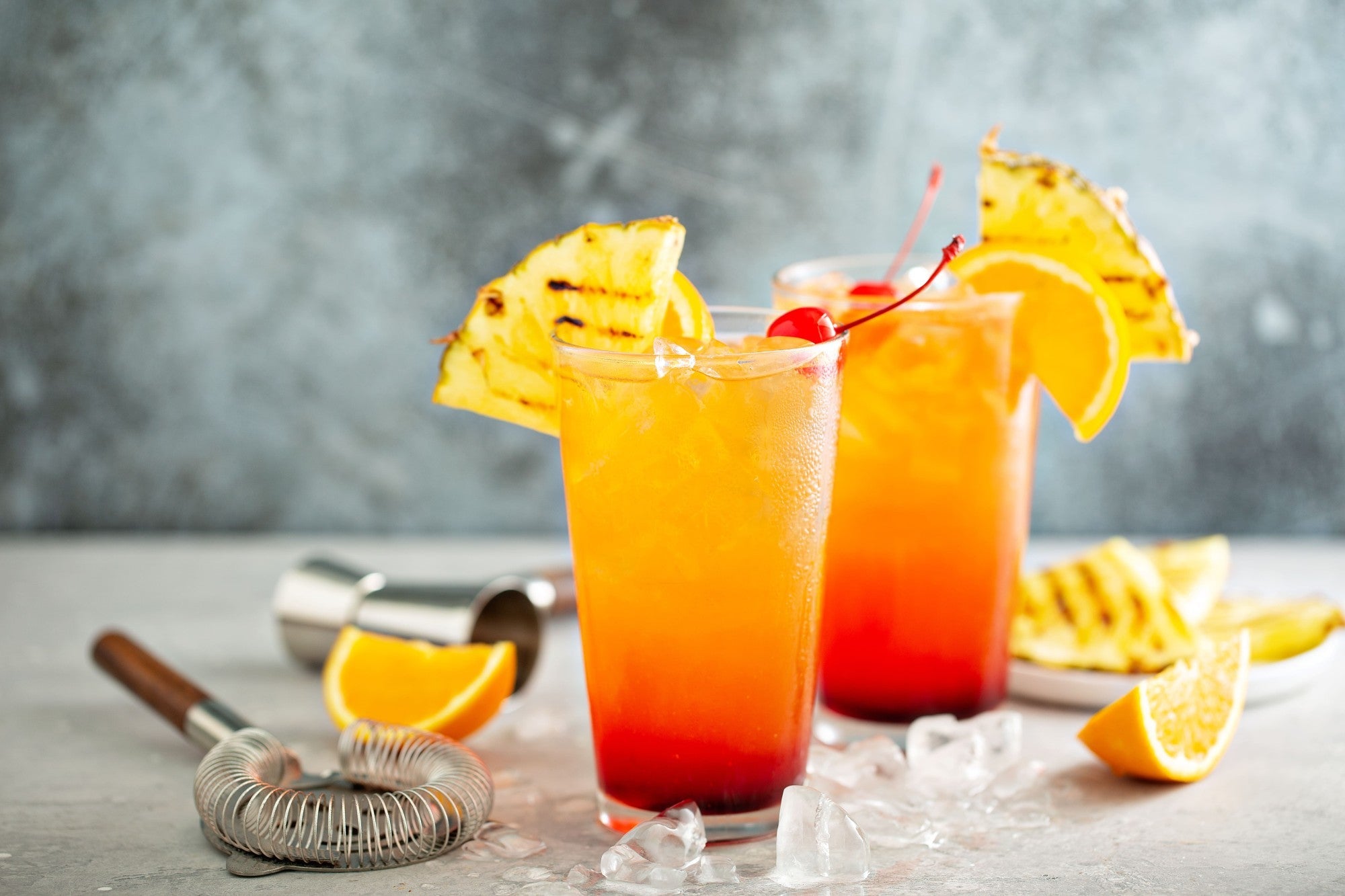 CBD Seltzer Mocktail with Tropical Fruit Flavors