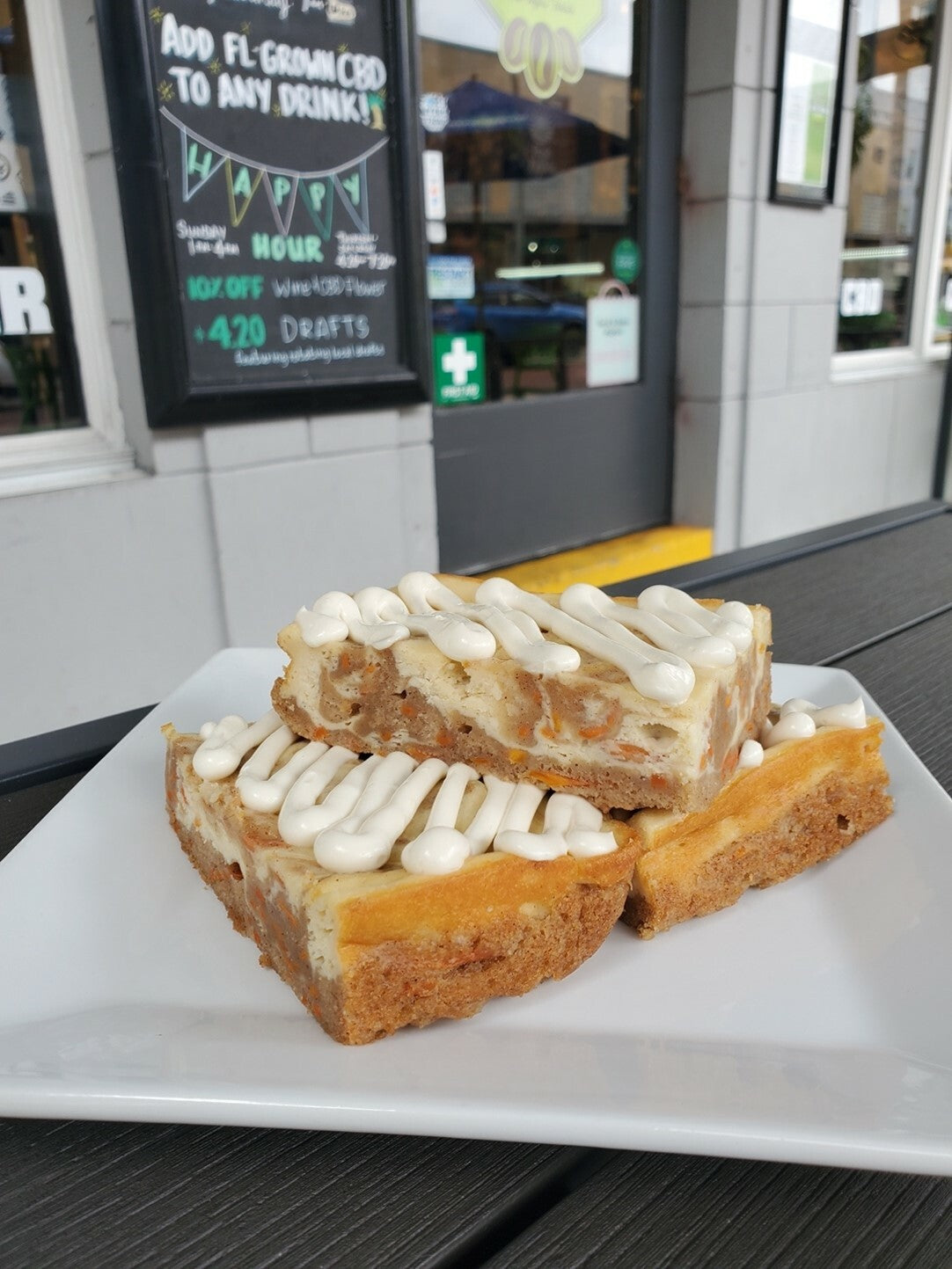 CBD Carrot Cake Cheesecake Bars:  A Sweet Fusion of Flavors