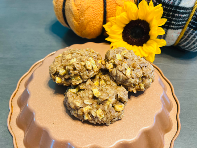 CBD Peanut Butter Caramel Apple Cookies -  A Fall Favorite