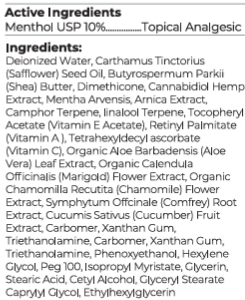 A close-up of a product label showing the active ingredients list, including Methylnaltone, Dexamethasone, and others, with Methylnaltone highlighted in red text at the top.