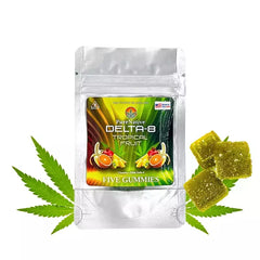 Delta 8 Tropical Fruit Gummies 5 pack