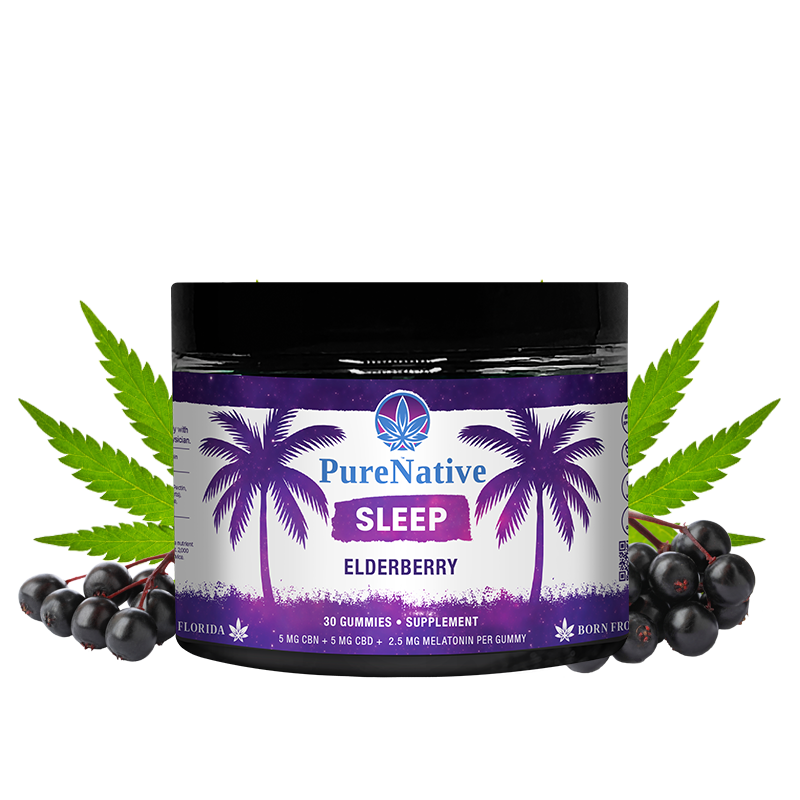 Sleep Elderberry CBN CBD Gummies