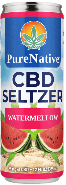 Watermellow CBD Seltzer - PureNative
